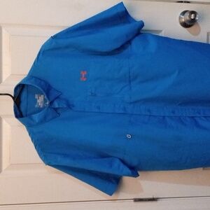 Under Armour Heat Gear button down short sleeve shirt